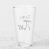Pi Day Funny Pi-nt 2011 © Specialized Glass Glas (Achterkant)