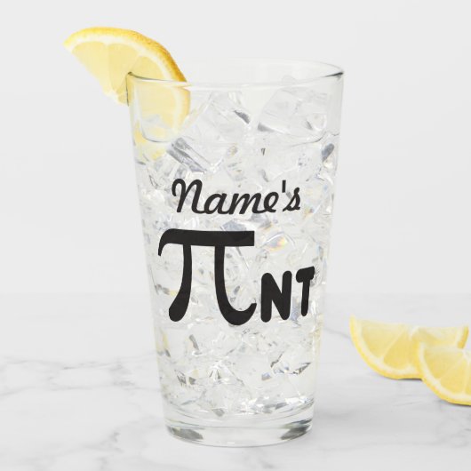 Pi Day Funny Pi-nt 2011 © Specialized Glass Glas (Voorkant ijs)