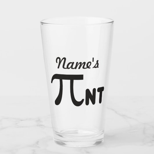 Pi Day Funny Pi-nt 2011 © Specialized Glass Glas (Voorkant)