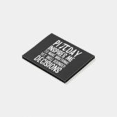 Pi Day Funny Post-it® Notes (Schuin)