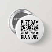 Pi Day Funny Ronde Button 5,7 Cm (Voorkant /achterkant)