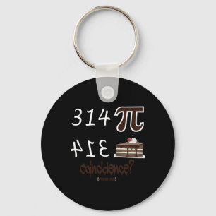 Pi Day Funny Unieke grafische Wiskunde Formule ver Sleutelhanger