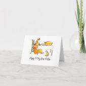 Pi Day Funny  Victoriaans Illustrator Card Kaart (Voorkant)
