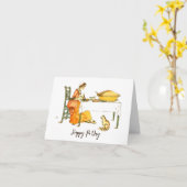 Pi Day Funny  Victoriaans Illustrator Card Kaart (Gele Bloem)