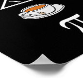 Pi Day Funny Wiskunde Teacher Acute Tea Pie Funny  Poster (Hoek)
