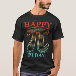 PI Day Geometry Algebra Wiskunde Happy PI Day T-shirt