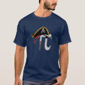 Pi day grappate Pirate shirt (Voorkant)