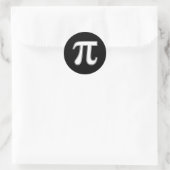 Pi Day Grappig Grafisch Kleding Pi Symbool Ronde Sticker (Tas)