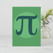 Pi Day Green Kaart (Staand voorkant)
