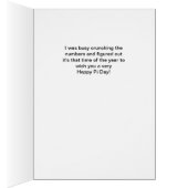 Pi Day-groetings voor neef, snoepgetallen (Binnen (Rechts))