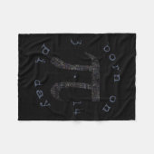 Pi Day Happy Birthday Geboren op 3.14 Fleece Deken (Voorkant (Horizontaal))