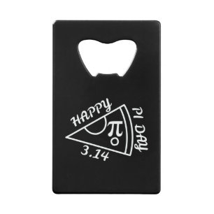Pi Day Happy Pi Day Creditkaart Flessenopener