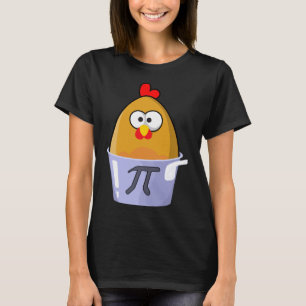 Pi Day Humoureuze Chicken Pot Pie Wiskunde Lover N T-shirt