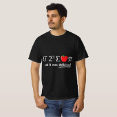 Pi Day I Eight Sum Apple Pi Funny Math Pun T-shirt (Voorkant volledig)