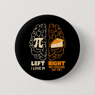 Pi Day I Love Pie Wiskunde Lover Teacher Student M Ronde Button 5,7 Cm