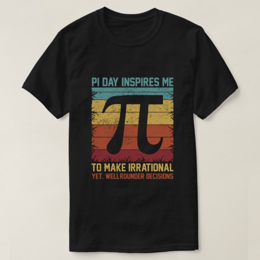 Pi Day inspireert mij T-shirt (Design voorkant)