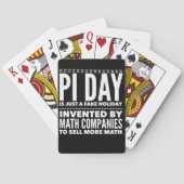 Pi Day is een feestdag - Wiskunde Pokerkaarten (Achterkant)