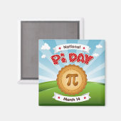 Pi Day Magnet (Voorkant / Achterkant)