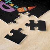 Pi Day Mannen Toddler Wiskunde leraar Gift Mathema Legpuzzel (Zijkant)