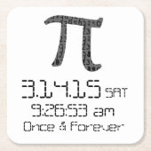 Pi Day March 2015 Aangepast Onderzetter (Voorkant)