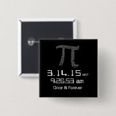 Pi Day March 2015 Custom design Button (Voorkant /achterkant)