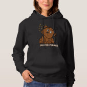 Pi Day Math Coffee and dog Geometry Trigonometry Hoodie (Voorkant)