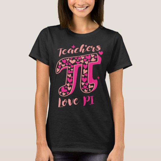 Pi Day Math Teacher 3 14 Pi Symbol Nerds Teachers  T-shirt (Voorkant)