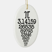 Pi Day Nerd Keramisch Ornament (Rechts)