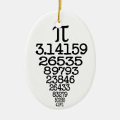 Pi Day Nerd Keramisch Ornament (Voorkant)