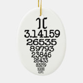 Pi Day Nerd Keramisch Ornament (Achterkant)