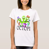 Pi Day Octopi T-shirt (Voorkant)