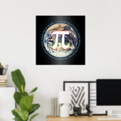 Pi Day on Earth - Wiskunde poster (Thuiskantoor)