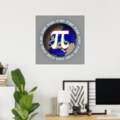 Pi Day on Earth - Wiskunde poster (Thuiskantoor)