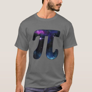 Pi Day Outer Space Galaxy Science Wiskunde vergeli T-shirt