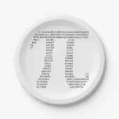 "Pi Day" Papieren Bordje (Voorkant)