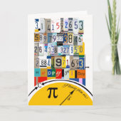 Pi Day Party Invitation Card (Voorkant)
