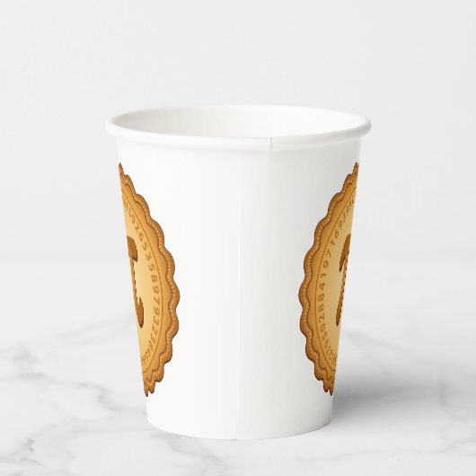 Pi Day Party Papieren Bekers (Rechts)