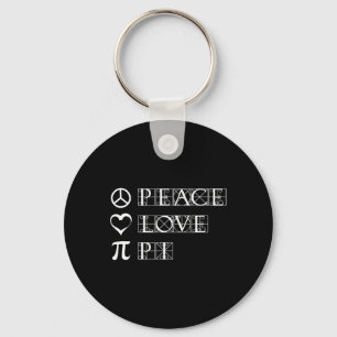 Pi Day Peace Love Wiskunde Geometrie Trigonometrie Sleutelhanger