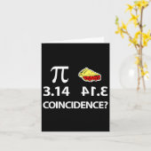 Pi Day Pi Byckwards is een samenloop van omstandig Kaart (Gele Bloem)