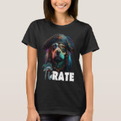 Pi Day Pi rate Dog 314 Funny Math Science Teacher  T-shirt (Voorkant)