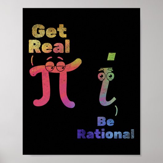 Pi Day Pi-Wiskunde Pi-symbool Funny Wiskunde wordt Poster (Voorkant)