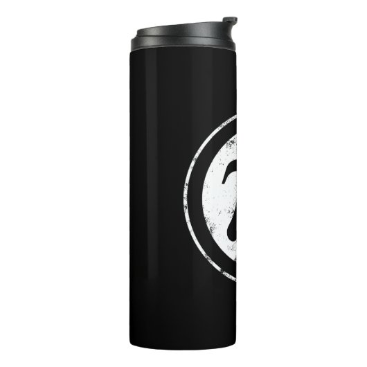 Pi Day Pi-Wiskunde Thermosbeker (Gedraaid links)