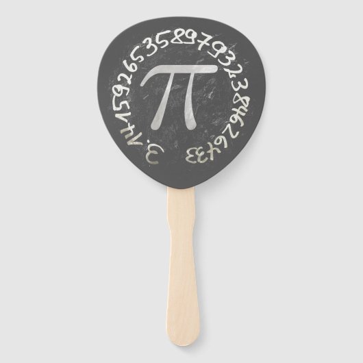Pi Day PiDay Chalkboard Education Handwaaier (Achterkant)