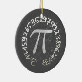 Pi Day PiDay Chalkboard Education Keramisch Ornament (Rechts)