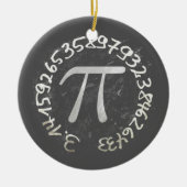 Pi Day PiDay Chalkboard Education Keramisch Ornament (Voorkant)