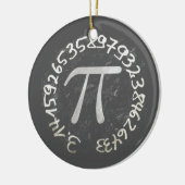 Pi Day PiDay Chalkboard Education Keramisch Ornament (Links)