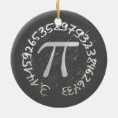 Pi Day PiDay Chalkboard Education Keramisch Ornament (Achterkant)