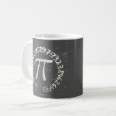 Pi Day PiDay Chalkboard Education Koffiemok (Voorkant links)