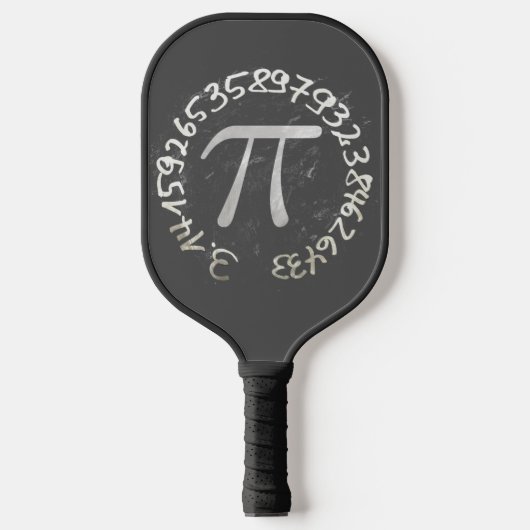 Pi Day PiDay Chalkboard Education Pickleball Paddle (Voorkant)