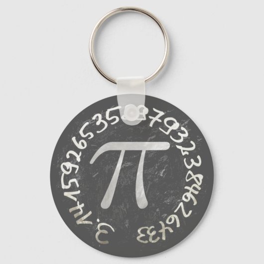 Pi Day PiDay Chalkboard Education Sleutelhanger (Voorkant)